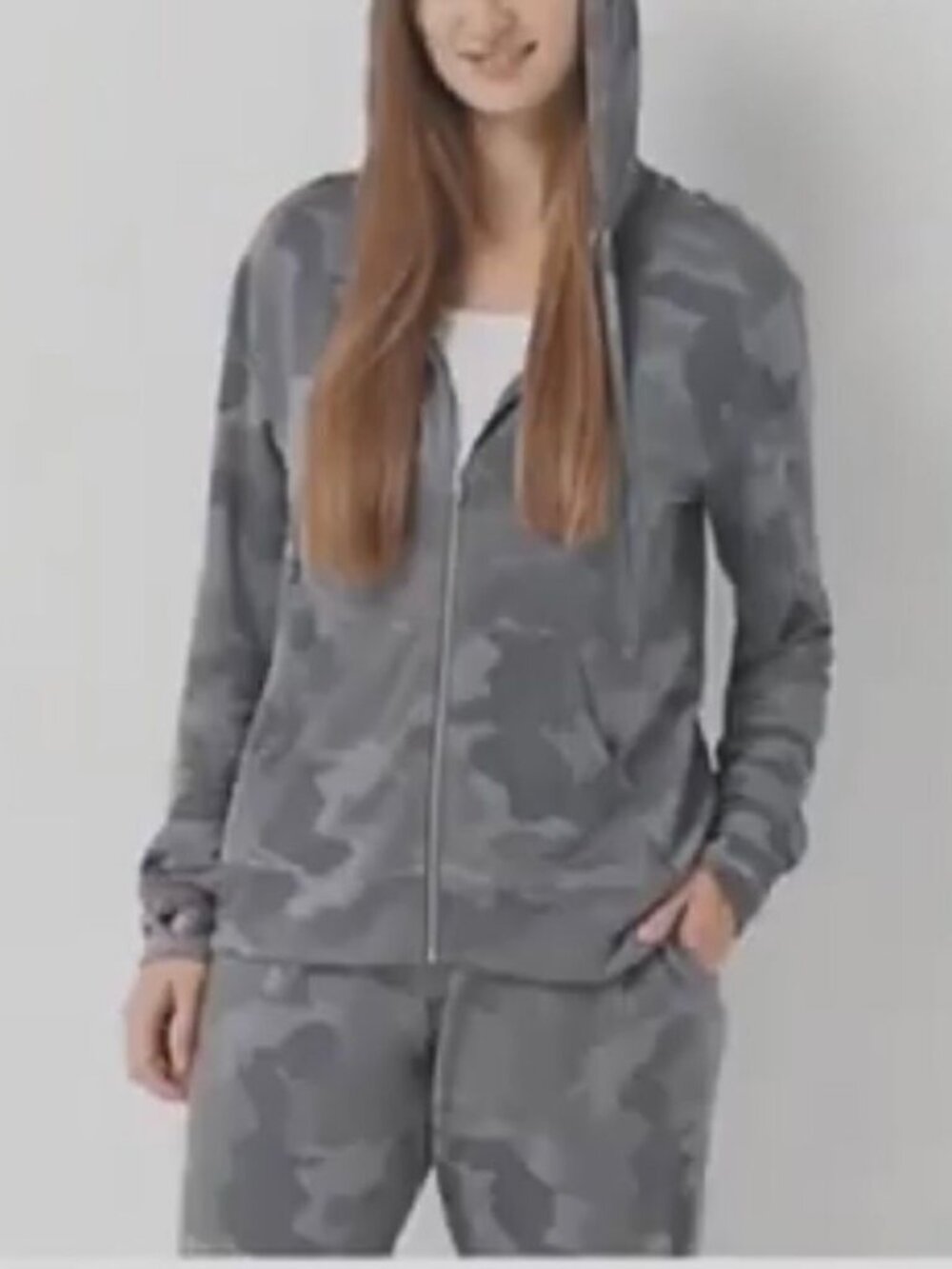 All Worthy Hunter McGrady Print or Solid Zip Front Hoodie